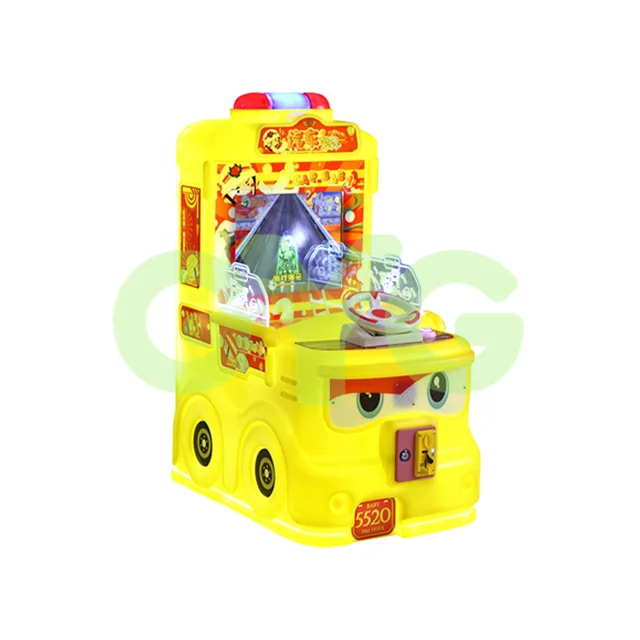 

GOOD PROFIT Coin Operated Car Racing Arcade Game Machine,Driving Car Video Games, Red/blue/yellow