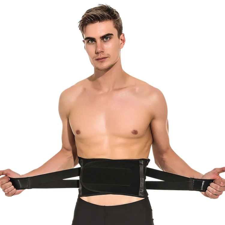 

Adjustable elastic waist support belt band lumbar back brace