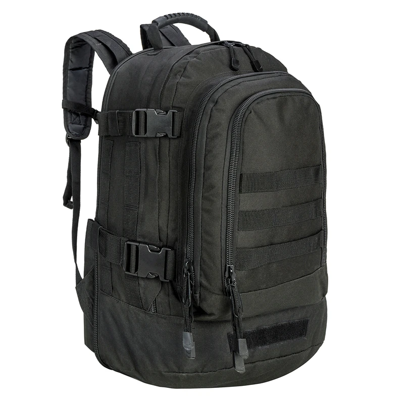 

64L Large Military Black Tactical Bag USA Warehouse DDP Door to Door Hiking Camping Outdoor