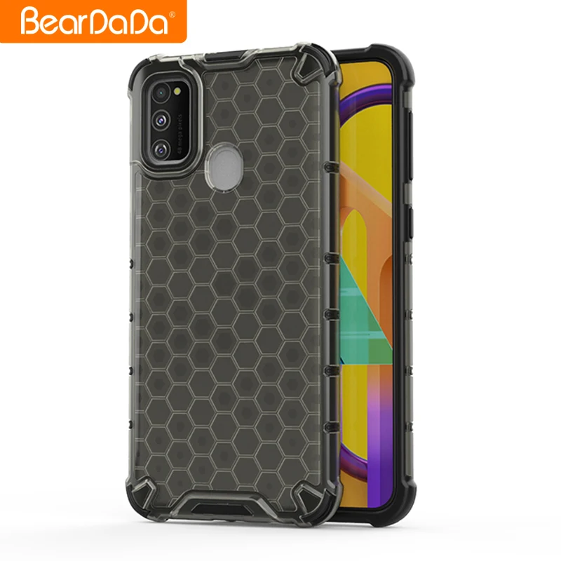 

For Samsung M30S A12 A02S A32 A52 A72 Fashion Shockproof Bumper phone case All Around Coverage Back Cover