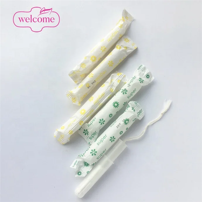 

Me time rayon and cotton tampons eco packaging eco gots certified cotton tampon