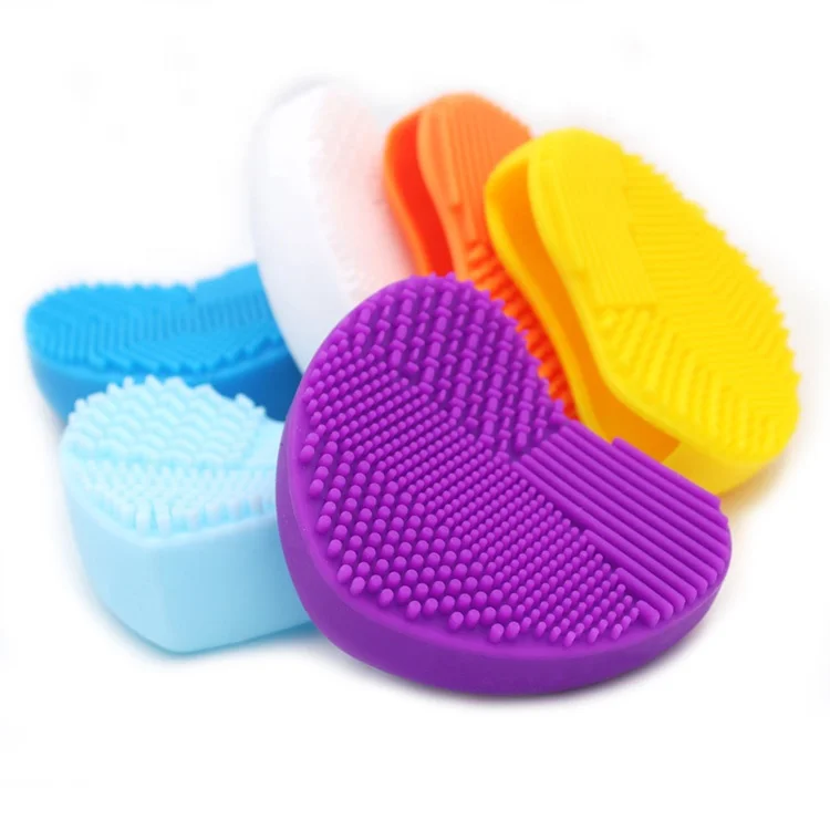 

Eco-friendly Makeup Brush Cleaning Tool Applicator Portable Silicone Makeup Brush Cleaner, 11 different colors