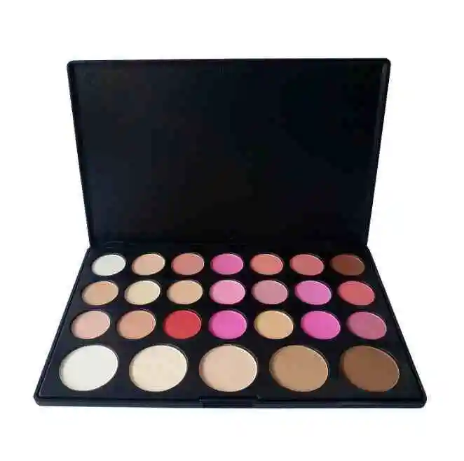 Wholesale makeup 26 color eyeshadow matte pearlescent earth color blush makeup tray school studio beginners