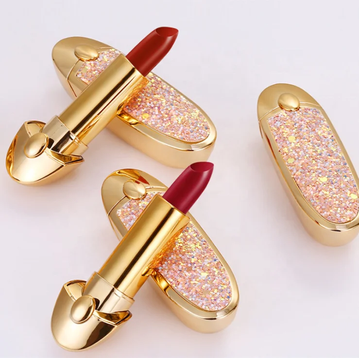 

6 color private label gorgeous charming makeup moisturizing beauty waterproof glitter matte lipstick