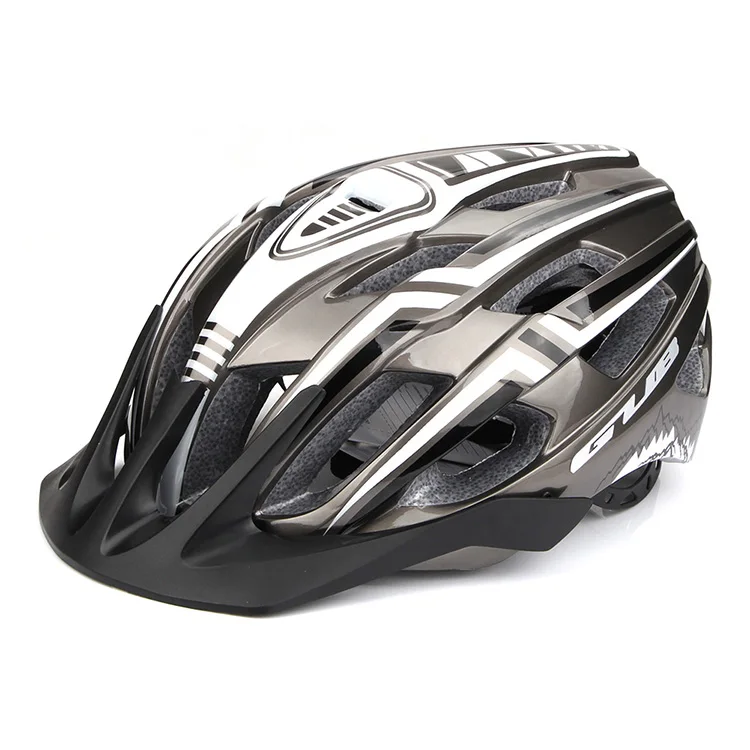 

2021 Navigator smart youth bicycle helmet keds bike safety helmet smart led warning flash riding helmet, Black white red titanium white