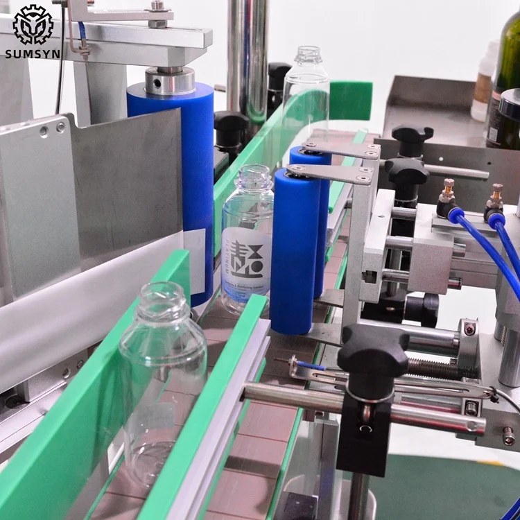 
Automatic round bottle labeling machine for glass plastic bottle tin jars cans 