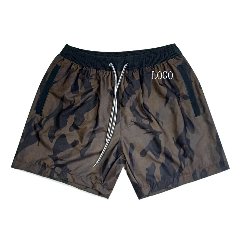 

Summer Men's Shorts Swimwear Breathable Quickly Drying Bikini Pants Brief Seaside Holiday Relax Swim Trunk, As picture