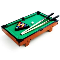 

Factory hot sale indoor mini snooker pool billiard table for kids desktop billiard table kids gift tabletop pool balls sets