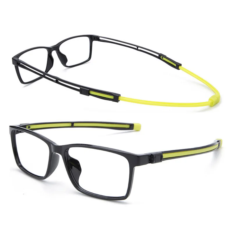 

Cheap Fashion magnet sport Flex Men Women plastic PC adjustable scalable reading glasses