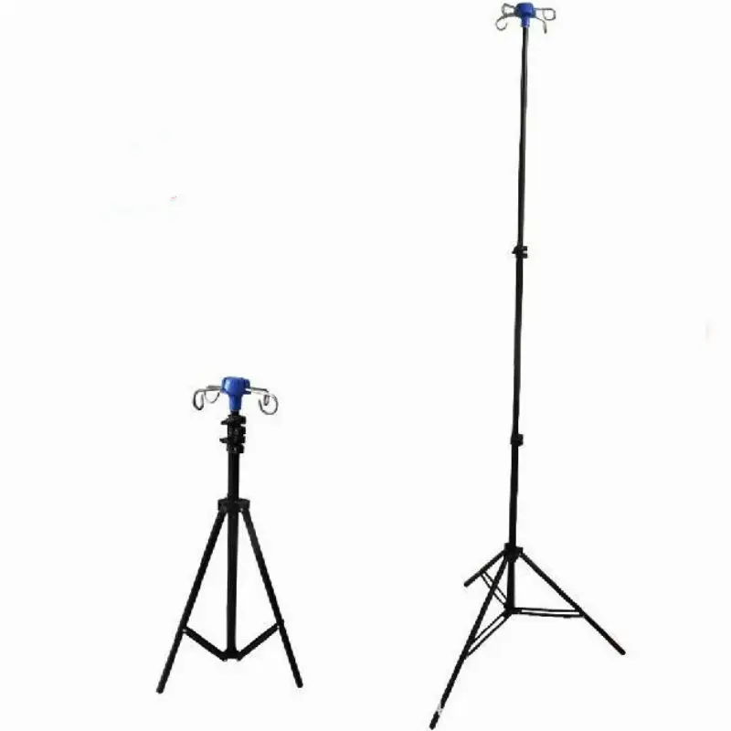 

Portable and foldable IV pole stand flexible Infusion stand medical drip stand