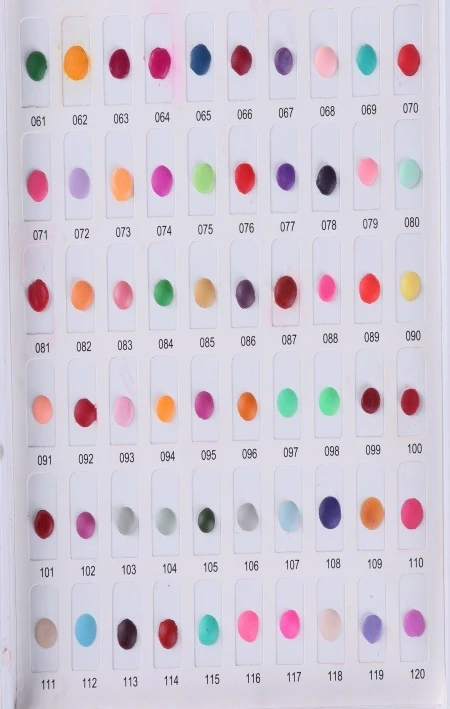 
Easy to Use Design Colored Nail Acrylic Powders for 3D Nail Art 