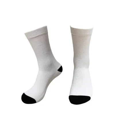 

3D Print Heat Print Polyester Blank Crew Socks For Sublimations, Custom color