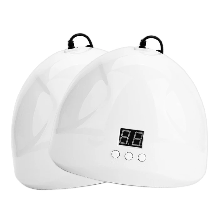 

2020 Nail dryer uv nail lamp 36W 12 lamp beads rechargeable for nail table, White pink