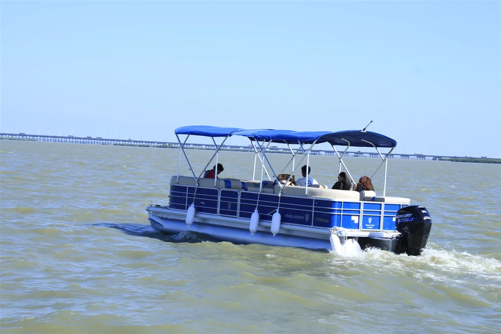 
Entertainer aluminum party yacht with unique design 