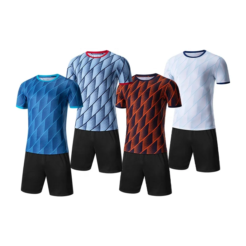 

2021 soccer game tricot jersey for child soccer uniform 2 pieces sets