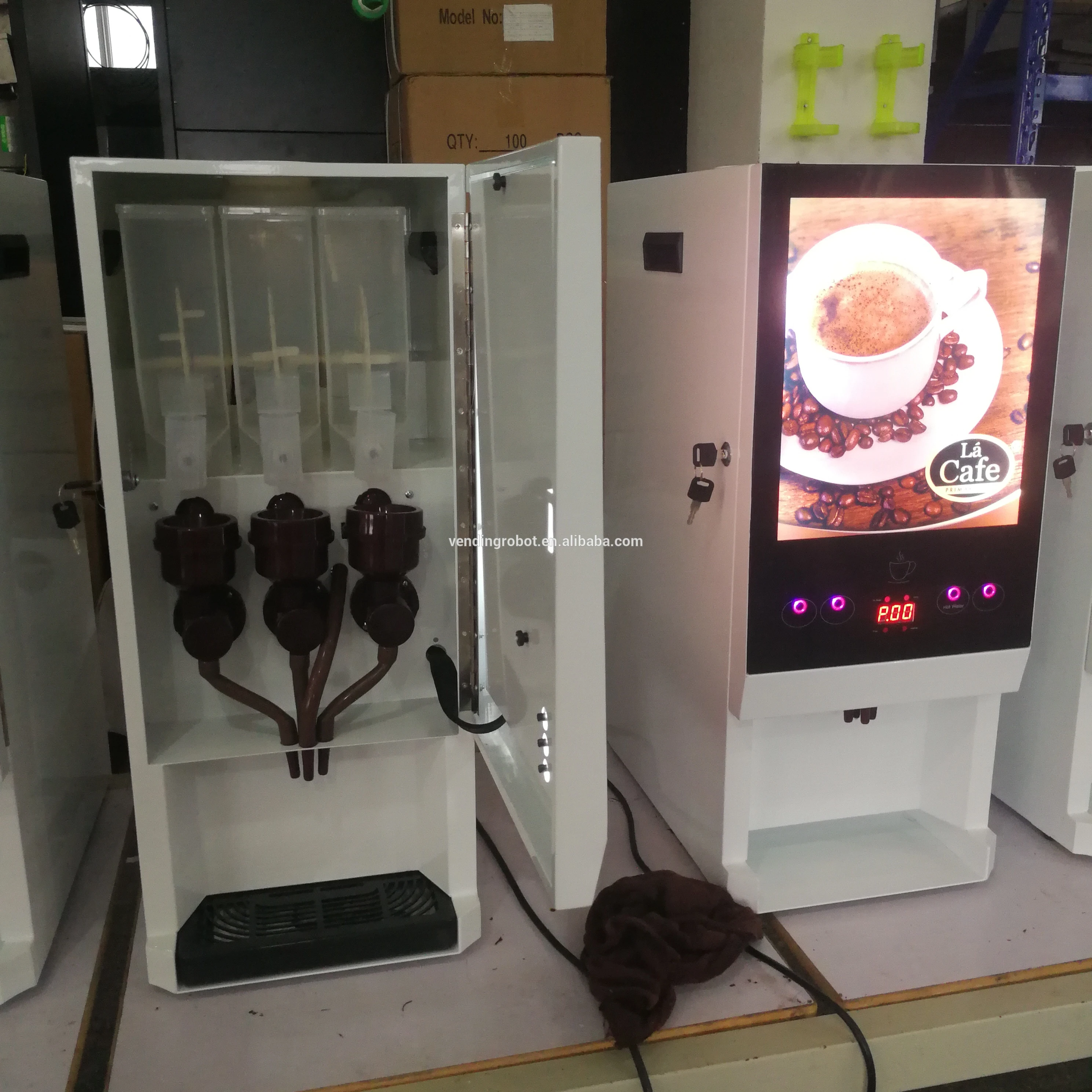 Coffee Vending Machine Automatic Vending Machine Instant Powder Coffee