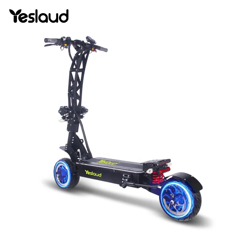 

Original 7000w electric scooter black and gold yeslaud electric scooter fully hydraulic brake self-balancing electric scooters