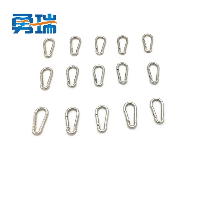 
Widely Used 304 stainless steel M4 snap hook Carabiner 