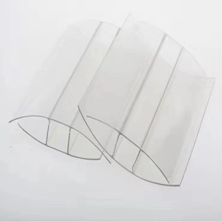 Nature clear polycarbonate joint up-down connector "H" clip of PC sheet