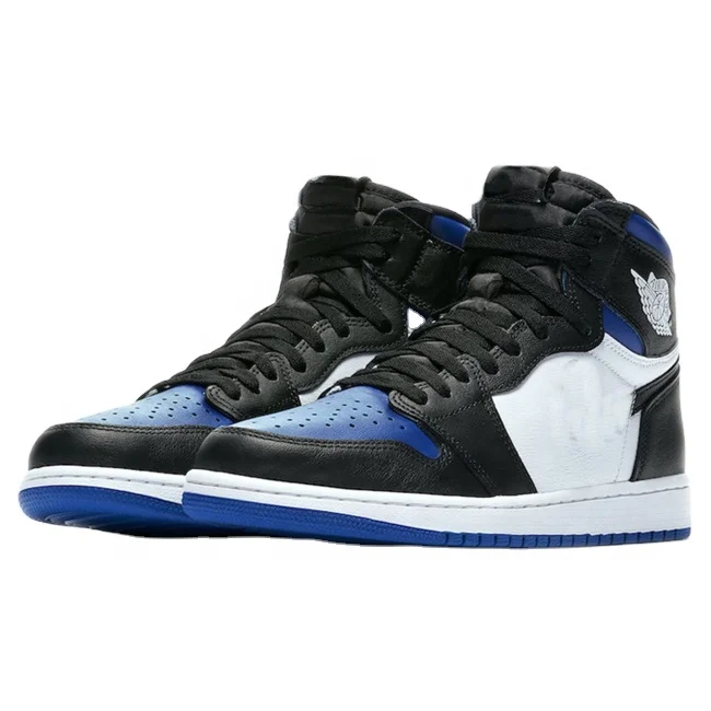 

1 Retro High OG White Royal Men women sneakers fashion casual sports shoes basketball shoes -xmdylan