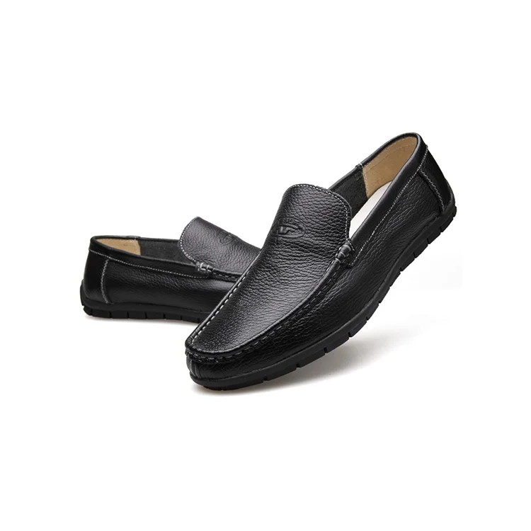 

Slip On Soft Outsole Men Driving Shoes with British Style, Yellow+black+white