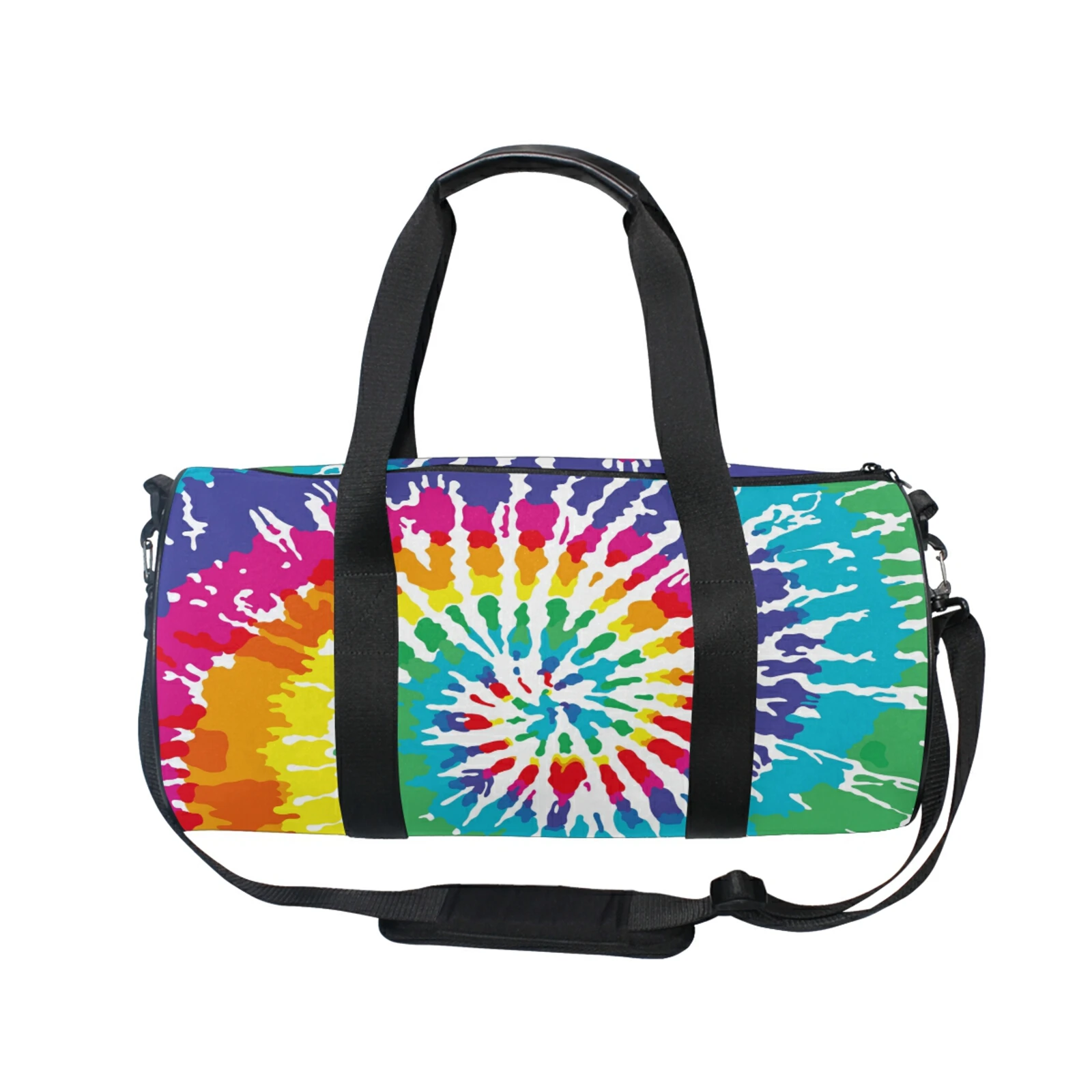 

Tie Dye Designer Custom Logo Women Sports Duffle Gym Bags For Men