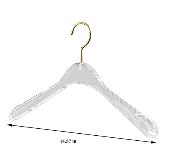 Custom Acrylic Bulk Clothes Hanger Full Dress Business Suit Hangers For Bride And Groom Buy