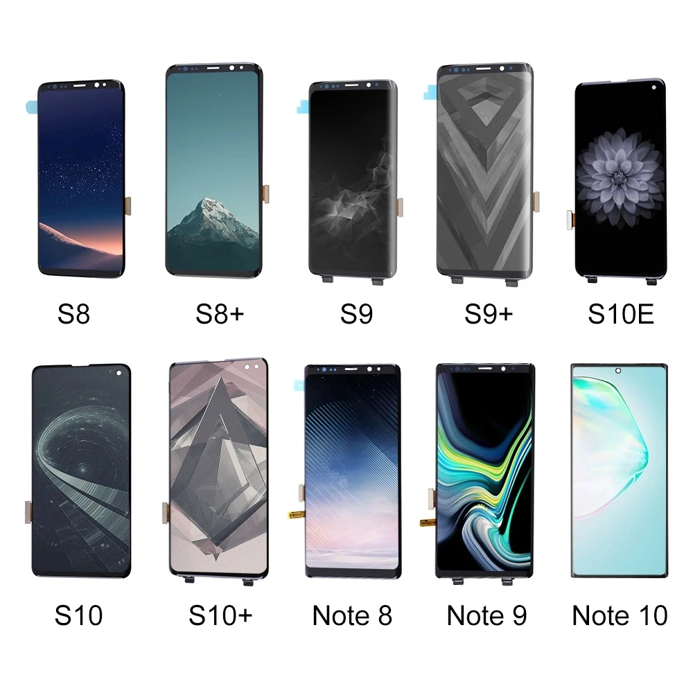 Tkz Oled Mobile Phones 6.1 Inch Lcd Display With Digitizer Touch For Galaxy S10 /s10 Plus Oem