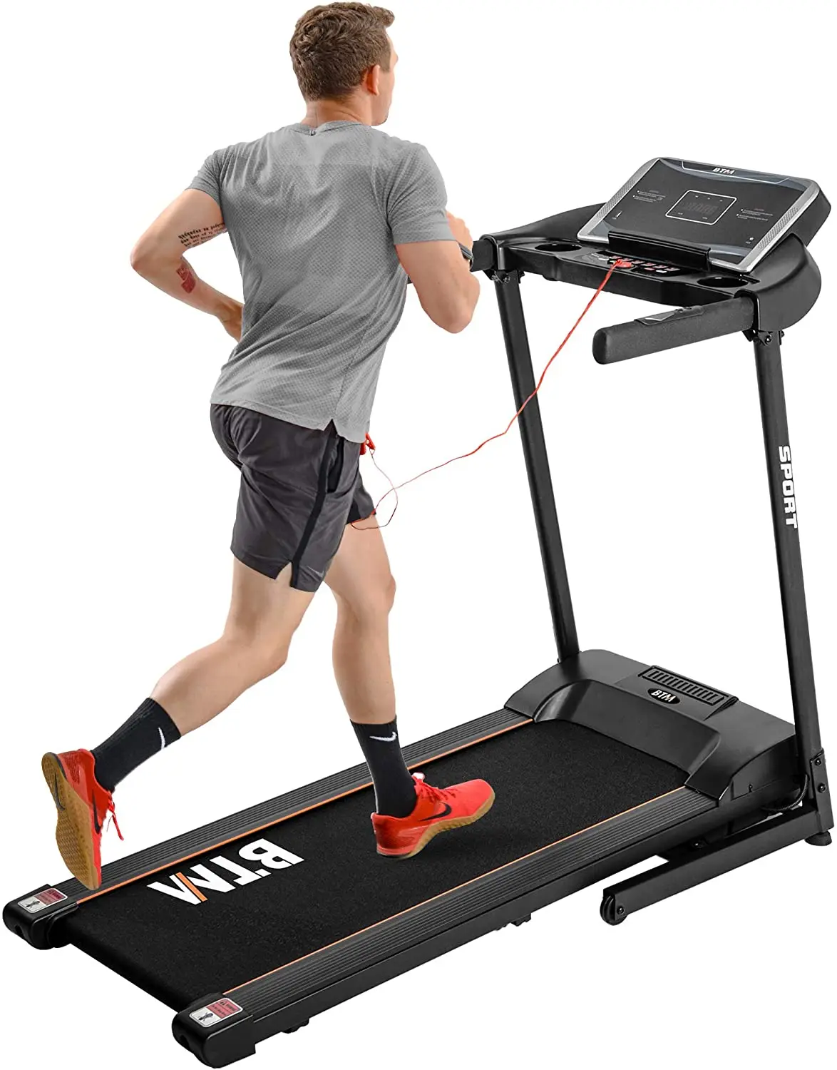 

2021 New Generation Electric Treadmill Digital Control to 18km/h, Treadmill Machine 4.5hp Motor, 20 Incline Levels,0.3km/h 1 Set, Customized color