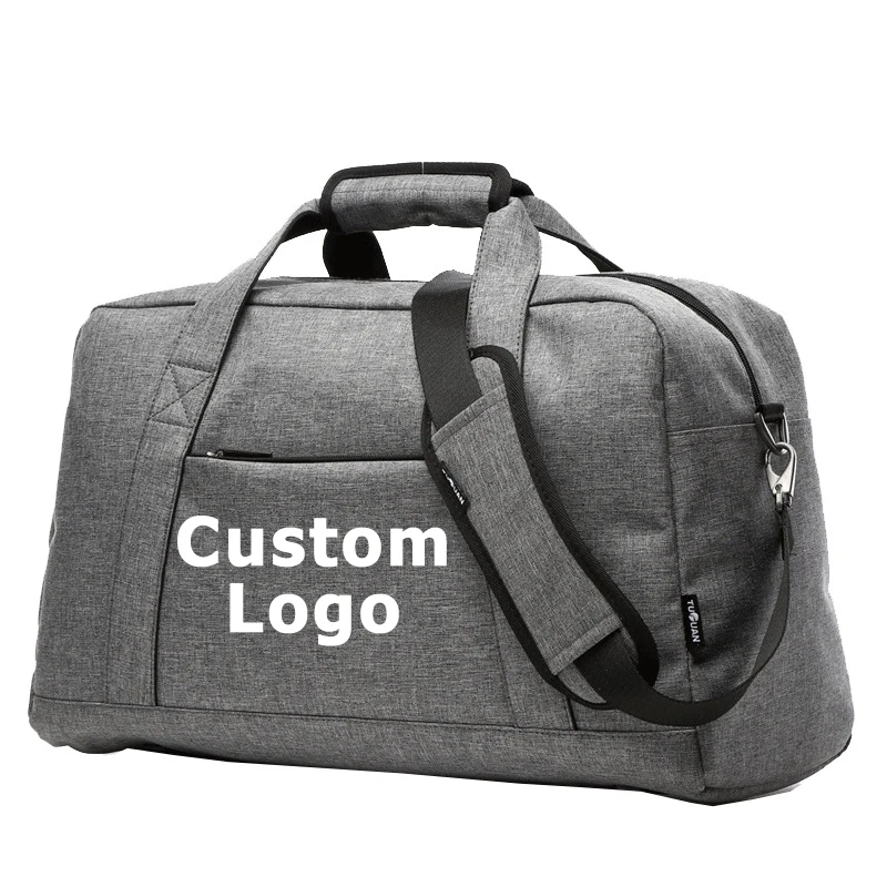 

V337 Low Moq Custom Logo luxury nylon durable travel hand bag man waterproof sports gym travel duffle bag for men