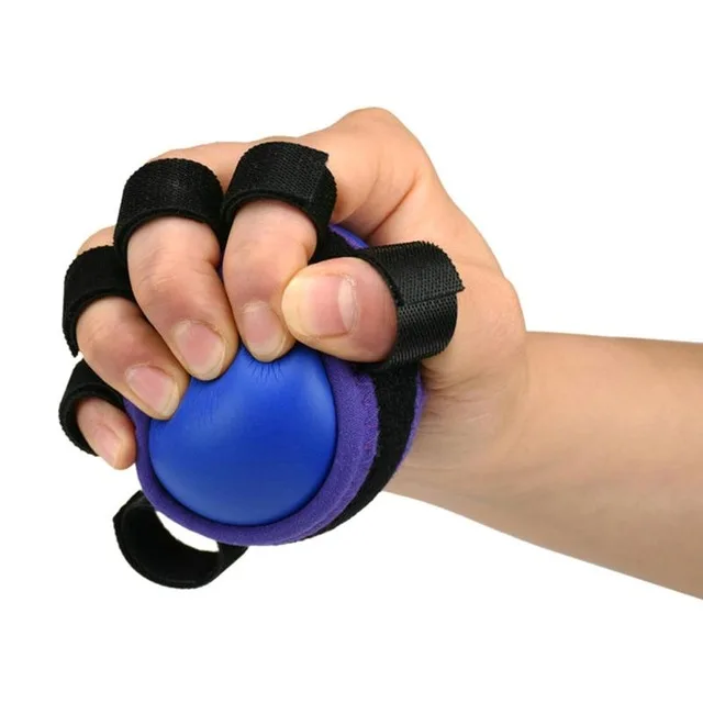 

Sport Fitness Equipment Finger Hand Grip Muscle Power Training Elastic Rubber Ball Rehabilitation Exercise, Optional