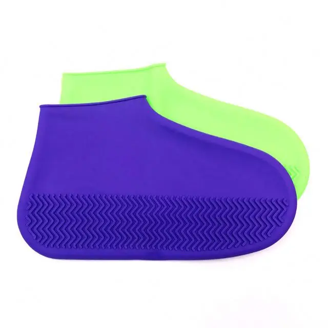 

Hot Sell Anti Slip Shoe Protectors Silicone Rain Waterproof Shoe Cover With Zipper, Customized color