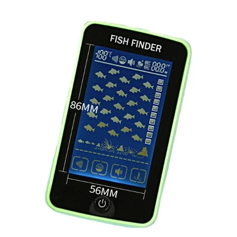 

Sonar fish finder with touch-screen full-color LED