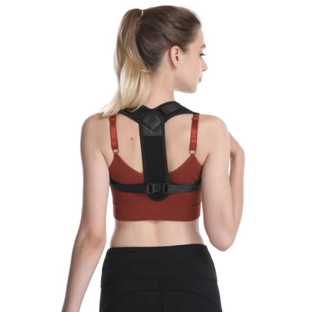

Neoprene Adjustable Back Posture Corrector Clavicle device Shoulder Brace Pain Relief, Color can be customized