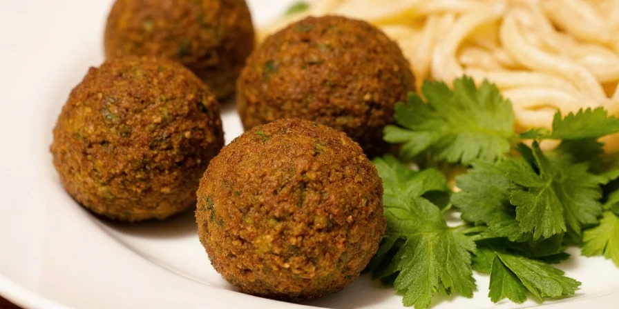 Map showing different falafel styles by country