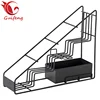 Customized Modern Style Metal barista wire snow cone syrup bottle rack