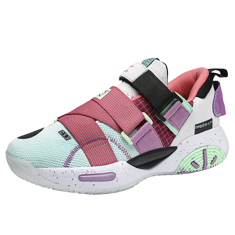 

Retro breathable black hot selling men's and women's running fashion sneakers senior high top professional basketball shoes