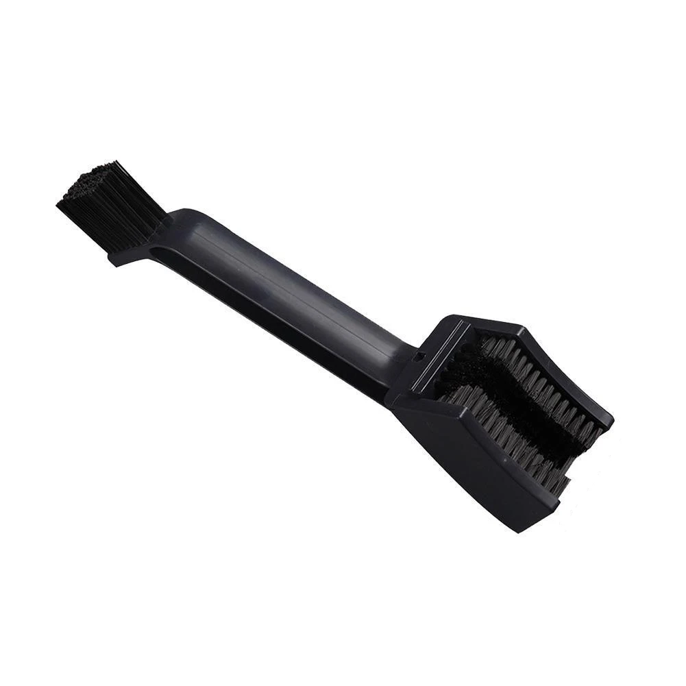 

Double Head Cycling Motorcycle Motorbike Chain Crankset Brush Cleaning Tool,Motorcycle Chain Brush Cleaner, Black