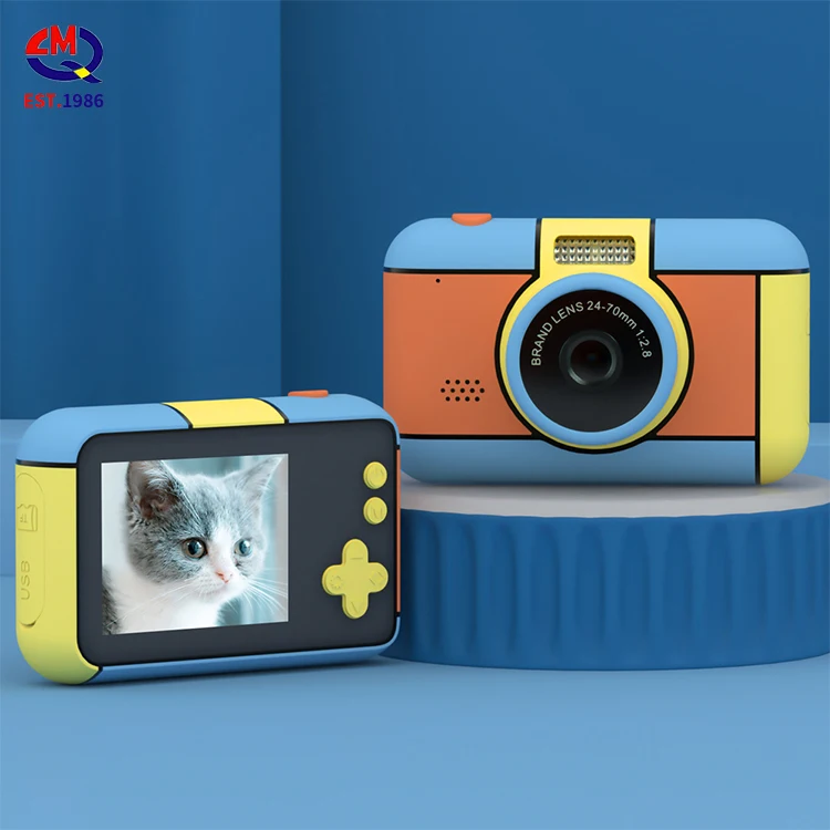 

Gift 2.4 Inch 2800P Cute Animal Kids Camera, Video Recording Built-In Games Digital Camera For Children