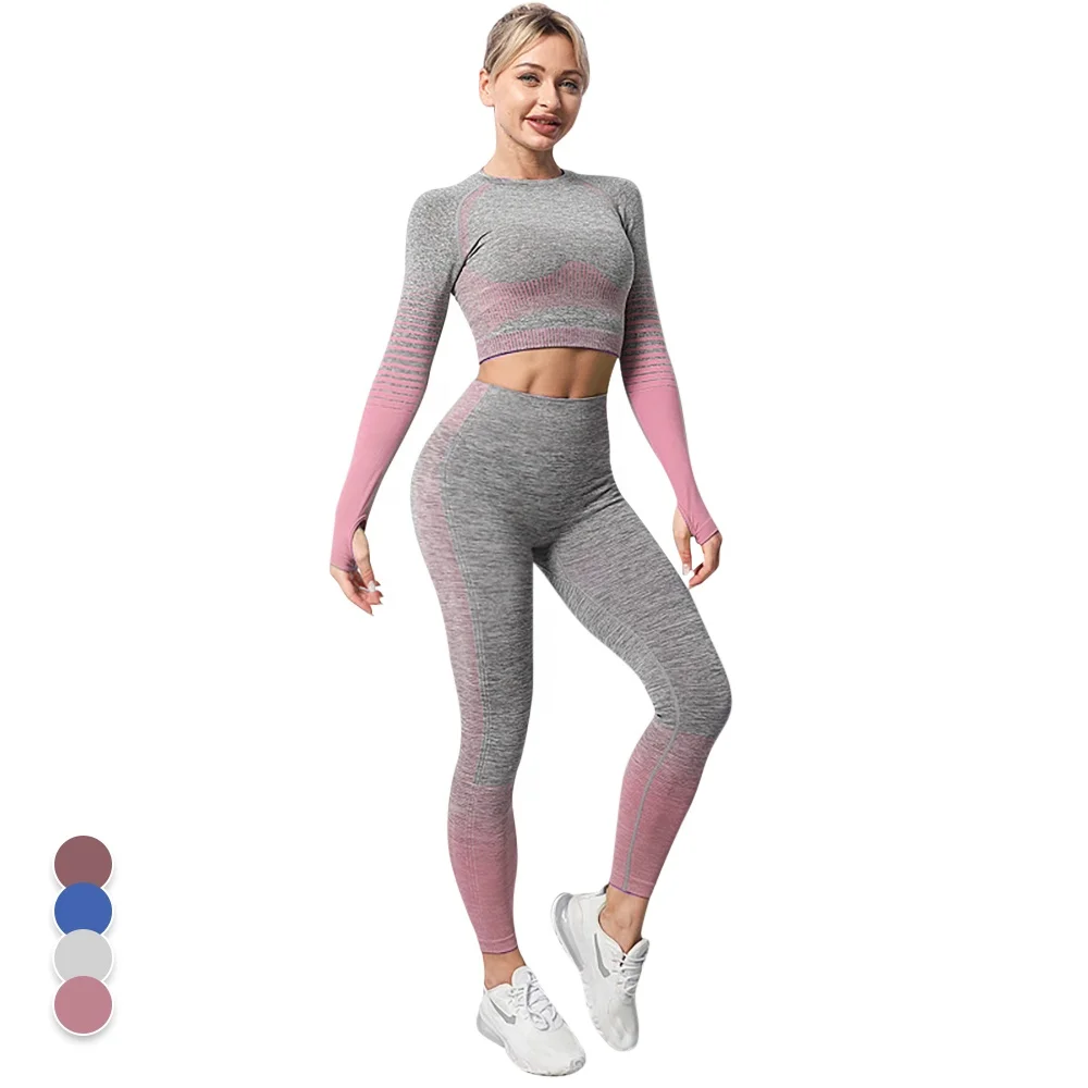 

Ama Larsi Hot Selling High Quality Sports Sets High Waist Abdomen Breathable Fitness Sets, Customized colors
