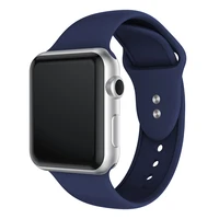 

Manufacture Soft Silicone sport replacement Bands for apple top quality silicone watch strap
