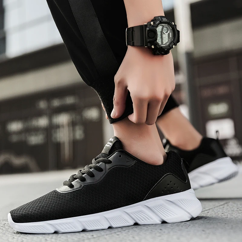 

New Fashion High Gang Thick-Soled Casual Socks Shoes Men Walking Style Shoes