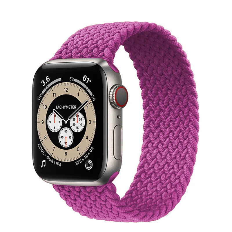 

2021 factory wholesale new smart apple watch bands nylon watch straps, Colors