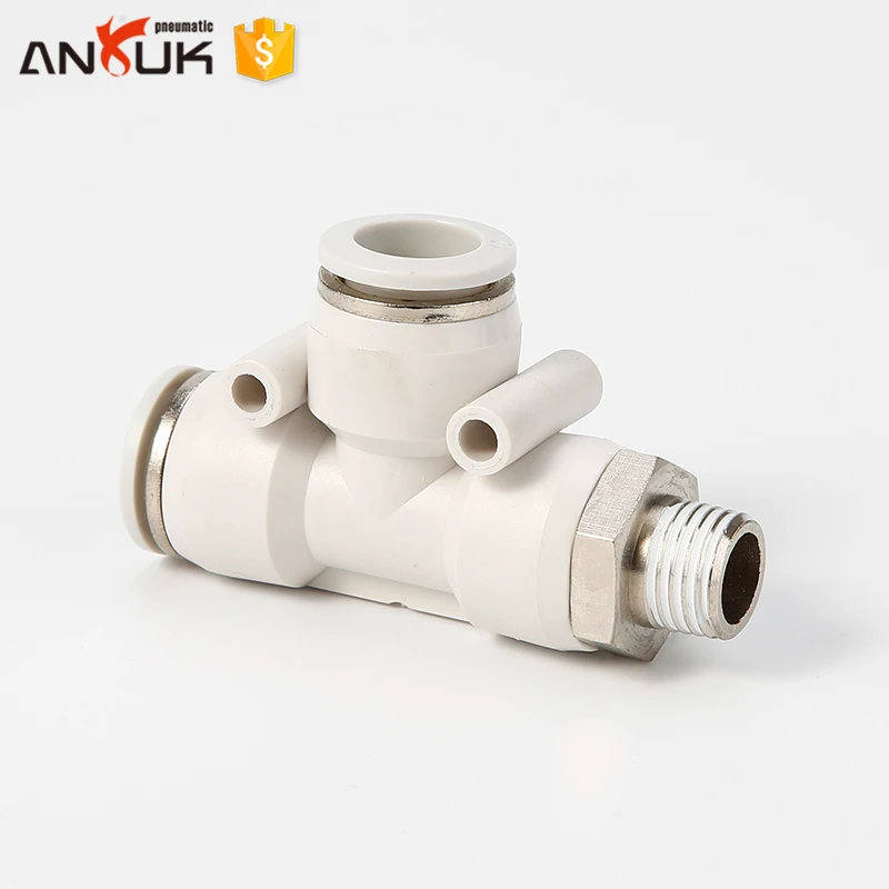 

T type fitting pneumatic quick connector air connector fitting