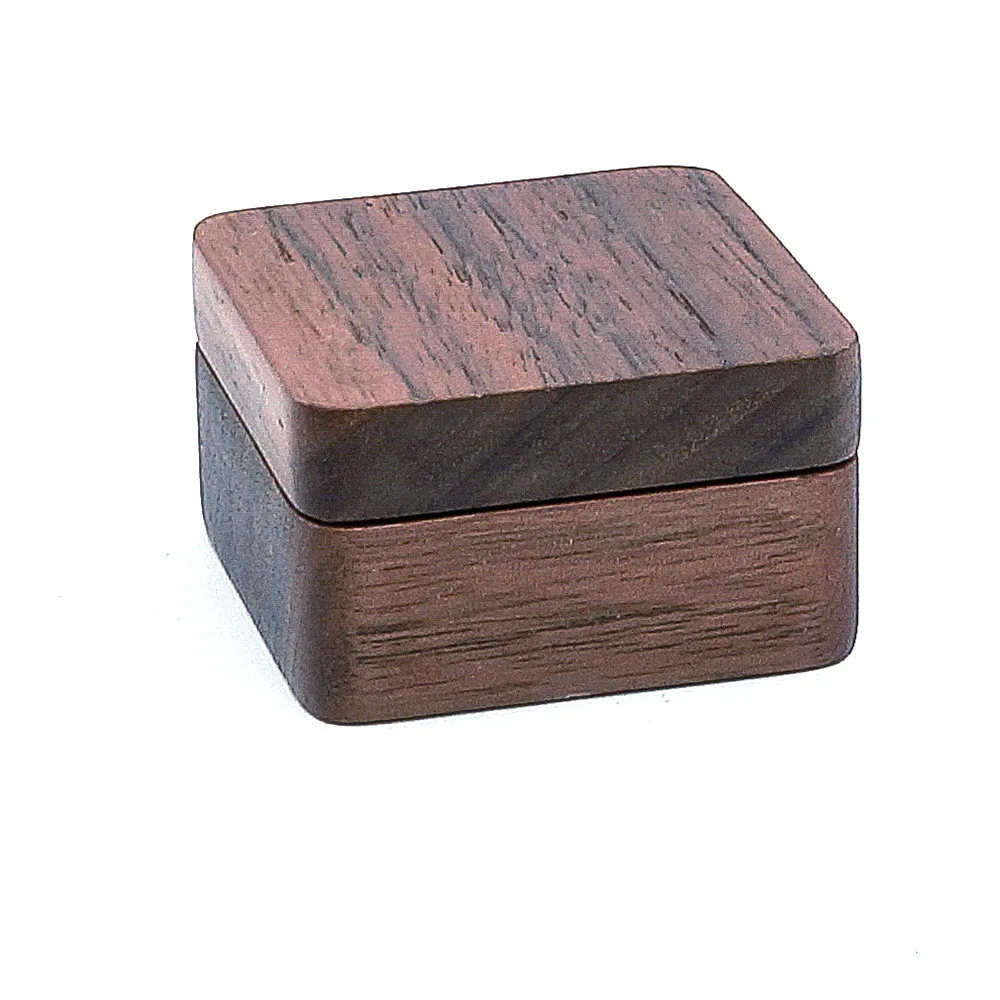 

Wooden boutique cufflinks packing box men's magnetic cover jewelry gift packaging box solid wood gift storage box, Customized