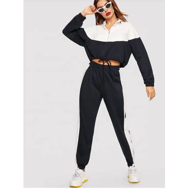 womens plain tracksuits