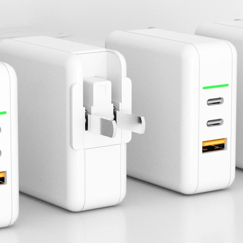 

AU Plug cell phone wall charger GaN PD 65W 2C1A cellphone fast charger