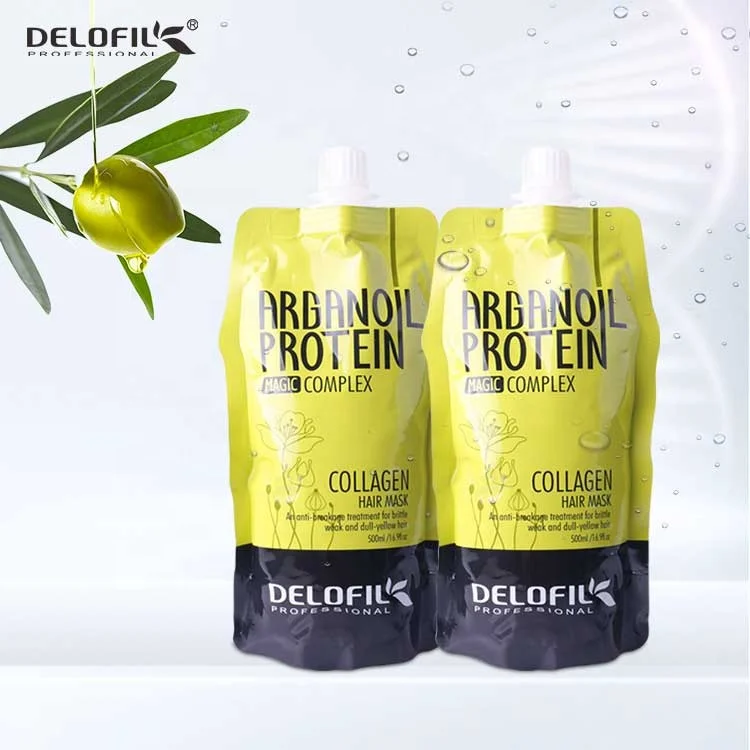 

New Arrivals Professional Gold Hair Keratin Nourishing Damage Repaired Hair Mask Cream Top PE Bottle Hair Loss Care Accepted