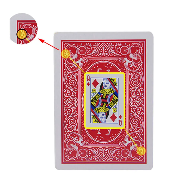 

New Magic poker Secret Marked Poker Cards See Through Playing Cards simple but unexpected Magic Tricks