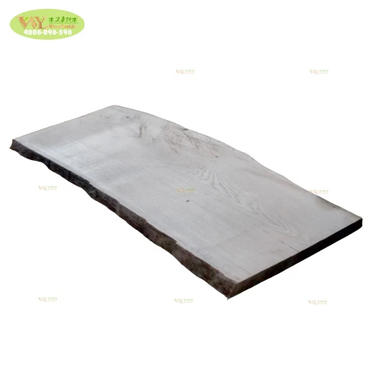 
Home furniture solid Oak wood slab dining tabletop / live edge oak wood countertops 